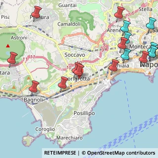 Mappa Via Rodi, 80125 Napoli NA, Italia (3.10824)