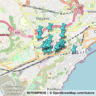 Mappa Via Rodi, 80125 Napoli NA, Italia (0.533)