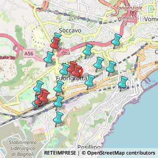 Mappa Via Rodi, 80125 Napoli NA, Italia (1.001)