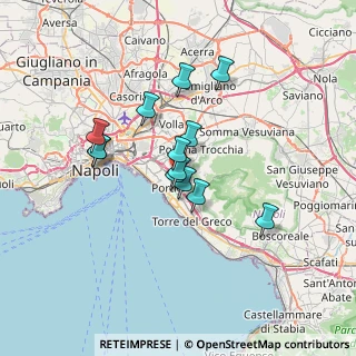Mappa Via dei Cipressi, 80055 Portici NA, Italia (5.75385)