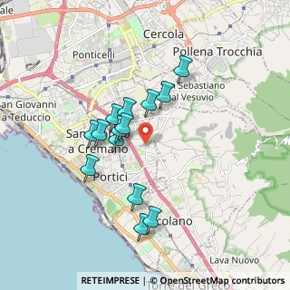 Mappa Via dei Cipressi, 80055 Portici NA, Italia (1.64214)