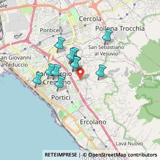 Mappa Via dei Cipressi, 80055 Portici NA, Italia (1.50364)
