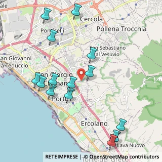 Mappa Via dei Cipressi, 80055 Portici NA, Italia (2.52071)