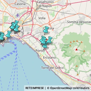 Mappa Via dei Cipressi, 80055 Portici NA, Italia (5.75167)