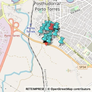 Mappa Zona Industriale Strada C Lotto, 07046 Porto Torres SS, Italia (0.23667)