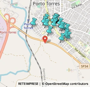 Mappa Zona Industriale Strada C Lotto, 07046 Porto Torres SS, Italia (0.451)