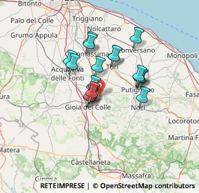 Mappa SP 106, 70023 Putignano BA (10.50471)