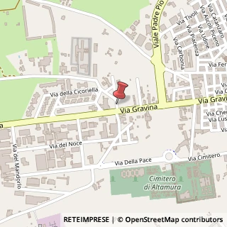 Mappa Piazza F. Santoro Passarelli, 70022 Altamura BA, Italia, 70022 Altamura, Bari (Puglia)