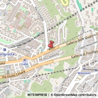 Mappa Via Caio Duilio, 24, 80125 Napoli, Napoli (Campania)