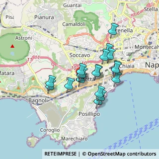 Mappa Via Giambattista Marino, 80125 Napoli NA, Italia (1.44632)