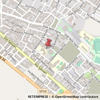 Mappa Piazza Umberto I, 40, 07046 Porto Torres, Sassari (Sardegna)