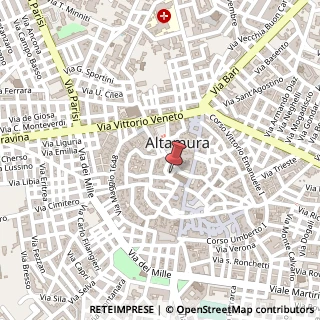 Mappa Via San Giacomo, 1, 70022 Altamura, Bari (Puglia)