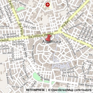 Mappa Via Nicola Melodia, 26, 70022 Altamura, Bari (Puglia)