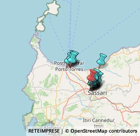 Mappa Via Leonardo Da Vinci, 07046 Porto Torres SS, Italia (11.7405)