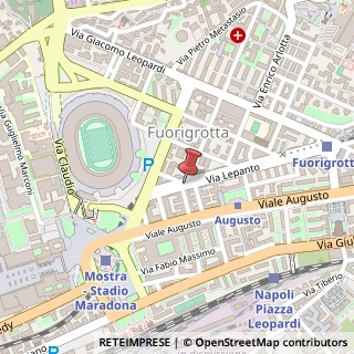 Mappa Via Lepanto,  105, 80125 Napoli, Napoli (Campania)
