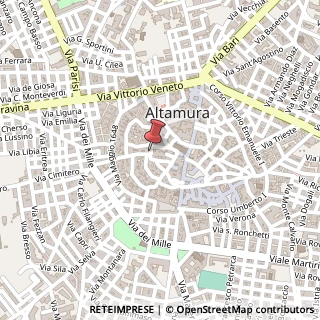 Mappa Via Solofrano, 17, 70022 Altamura, Bari (Puglia)