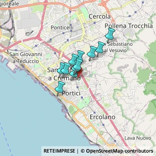 Mappa Via Cavalli di Bronzo, 80055 Portici NA, Italia (1.04727)
