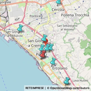 Mappa Via Cavalli di Bronzo, 80055 Portici NA, Italia (2.17167)