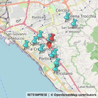 Mappa Via Cavalli di Bronzo, 80055 Portici NA, Italia (1.61)
