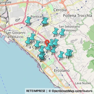 Mappa Via Cavalli di Bronzo, 80055 Portici NA, Italia (1.53421)
