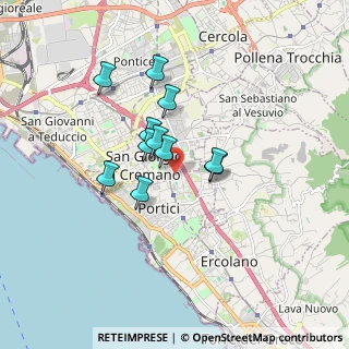 Mappa Via Cavalli di Bronzo, 80055 Portici NA, Italia (1.36455)