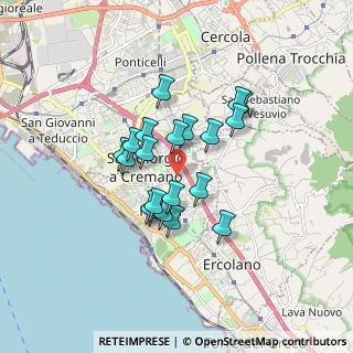 Mappa Via Cavalli di Bronzo, 80055 Portici NA, Italia (1.401)