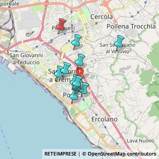 Mappa Via Cavalli di Bronzo, 80055 Portici NA, Italia (1.38273)