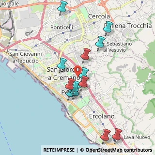 Mappa Via Cavalli di Bronzo, 80055 Portici NA, Italia (1.99231)