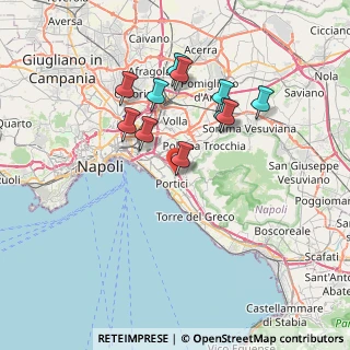 Mappa Via Cavalli di Bronzo, 80055 Portici NA, Italia (6.94455)