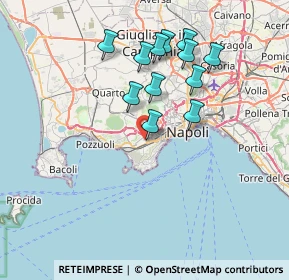 Mappa Via Guglielmo Marconi, 80125 Napoli NA, Italia (7.20417)