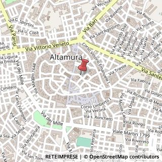 Mappa Via Corte D'Appello, 16, 70022 Altamura, Bari (Puglia)