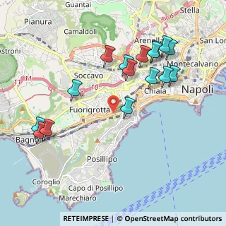 Mappa Via Costantino, 80125 Napoli NA, Italia (2.2875)
