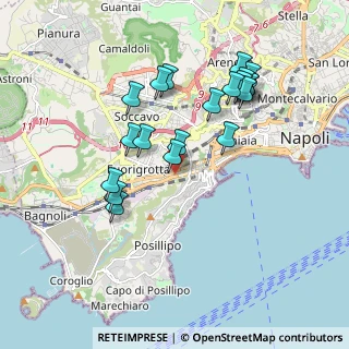 Mappa Via Costantino, 80125 Napoli NA, Italia (1.9185)