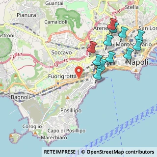 Mappa Via Costantino, 80125 Napoli NA, Italia (2.41667)