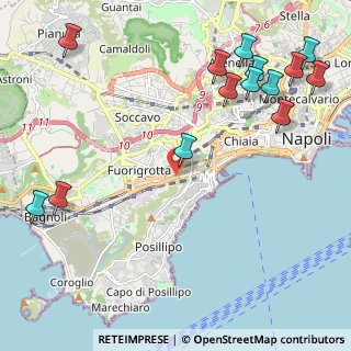 Mappa Via Costantino, 80125 Napoli NA, Italia (3.12286)