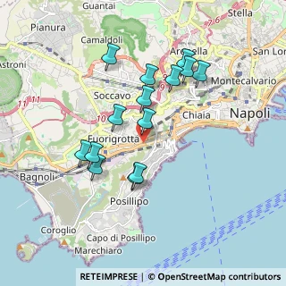 Mappa Via Costantino, 80125 Napoli NA, Italia (1.77929)