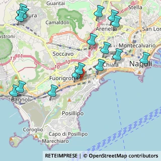 Mappa Via Costantino, 80125 Napoli NA, Italia (2.8725)