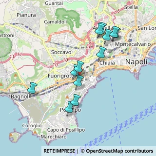 Mappa Via Costantino, 80125 Napoli NA, Italia (1.99167)