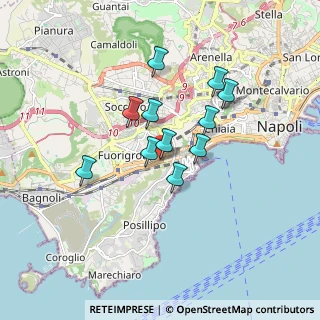Mappa Via Costantino, 80125 Napoli NA, Italia (1.41909)
