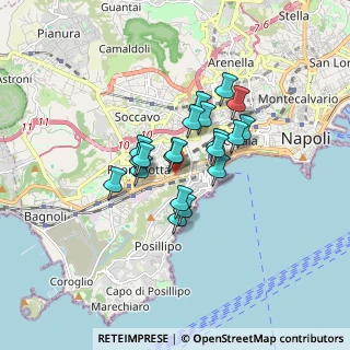 Mappa Via Costantino, 80125 Napoli NA, Italia (1.236)