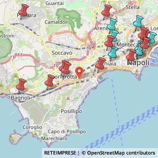 Mappa Via Costantino, 80125 Napoli NA, Italia (3.1295)