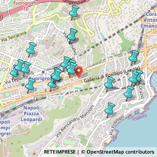 Mappa Via Costantino, 80125 Napoli NA, Italia (0.614)