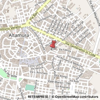 Mappa Via Volturno, 1, 70022 Altamura, Bari (Puglia)