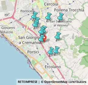 Mappa Via Prima Cipressi, 80056 Ercolano NA, Italia (1.44455)