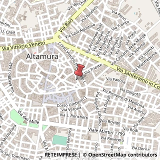 Mappa Via Matteo Cristiani, 31, 70022 Altamura, Bari (Puglia)