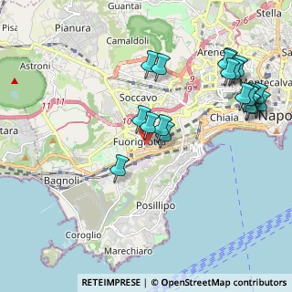 Mappa Via Sebastiano Veniero, 80125 Napoli NA, Italia (2.5085)