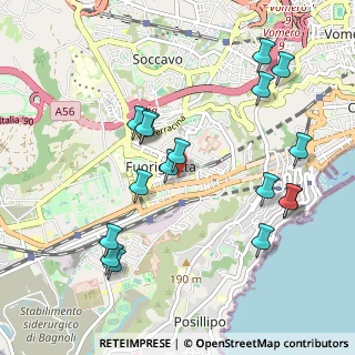 Mappa Via Sebastiano Veniero, 80125 Napoli NA, Italia (1.15)