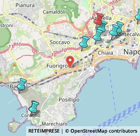 Mappa Via Renato Caccioppoli, 80125 Napoli NA, Italia (3.21818)