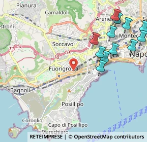 Mappa Via Renato Caccioppoli, 80125 Napoli NA, Italia (2.76417)