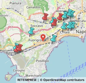 Mappa Via Renato Caccioppoli, 80125 Napoli NA, Italia (2.39563)